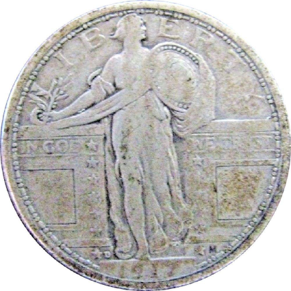 1917-D-Standing-Liberty-Quarter-Type1---The-Rocky-Mountain-Oysters-Specimen